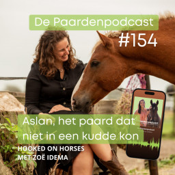 Afleveringplaatje van #154 Aslan, het paard dat niet in een kudde kon - Zoë Idema
