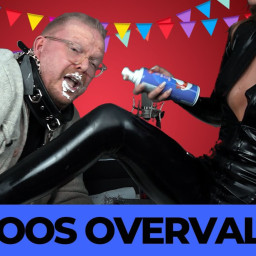 Afleveringplaatje van Jarige Jan Roos vastgebonden met bal in de mond & Politie bij Dennis Schouten **Reguliere uitzending**