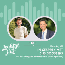 Afleveringplaatje van #71 Afvalmedicatie: wat doen GLP1-agonisten? (met prof. Gijs Goossens)