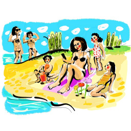 Afleveringplaatje van Het strandgeluk van Anaïs