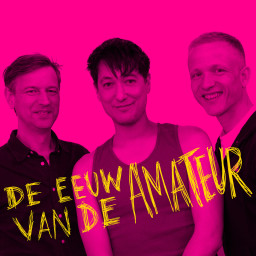 Afleveringplaatje van Zwabber op de set - met Aaron Rookus