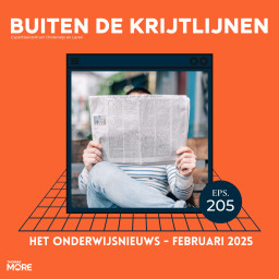 Afleveringplaatje van #205 | Het Onderwijsnieuws - Februari 2025