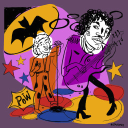 Afleveringplaatje van De 'kepow kebang woosh' van Stijn