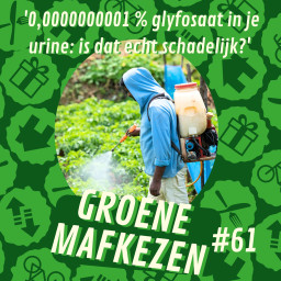Afleveringplaatje van aflevering 61: '0,0000000001 % glyfosaat in je urine: is dat echt schadelijk?'