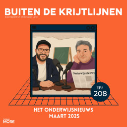 Afleveringplaatje van #208 | Het Onderwijsnieuws - Maart '25