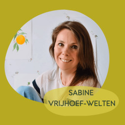 Afleveringplaatje van 98. Sabine Vrijhoef-Welten - Illustrator
