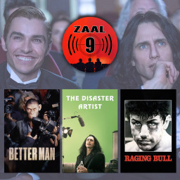 Afleveringplaatje van 30. Better Man, The Disaster Artist & Raging Bull