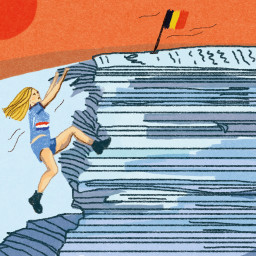 Afleveringplaatje van Welkom in België, Cathelijne