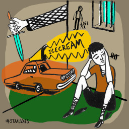 Afleveringplaatje van Bram zoekt de verdediging op