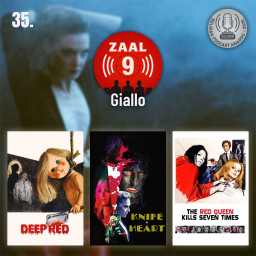Afleveringplaatje van 35. Deep Red, Knife+Heart, The Red Queen Kills Seven Times