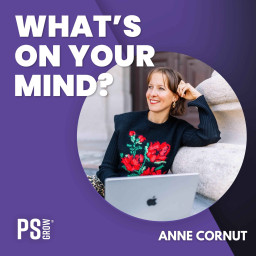 Afleveringplaatje van 321 Anne Cornut Over Haar Boek Laat Het Los | What's On Your Mind? (Dutch/Nederlands)