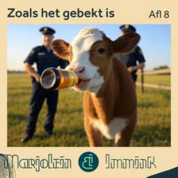 Afleveringplaatje van Wat drinkt het Kalf, dacht de politie..