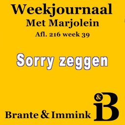 Afleveringplaatje van Sorry Zeggen