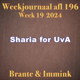 Afleveringplaatje van Sahria For UvA