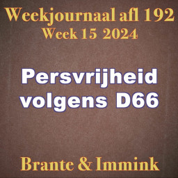 Afleveringplaatje van Persvrijheid Volgens D66