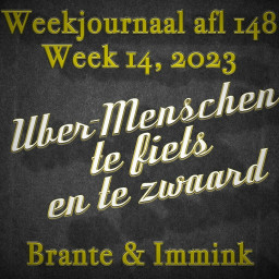 Afleveringplaatje van Uber-Menschen Te Fiets En Te Zwaard
