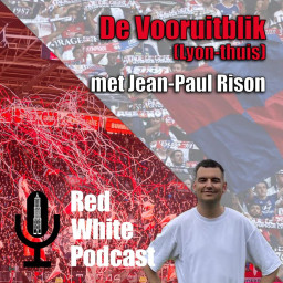 Afleveringplaatje van De Vooruitblik (Lyon-thuis) met Jean-Paul Rison - "Lyon is niet beter dan Ajax of PSV"