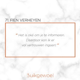 Afleveringplaatje van 71. Fien Verheyen  (Een bad vol kracht: Fien’s positieve ziekenhuisbevalling)