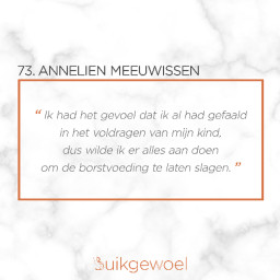Afleveringplaatje van 73. Annelien Meeuwissen (Geplande keizersnede door zwangerschapsvergiftiging + stuitligging)