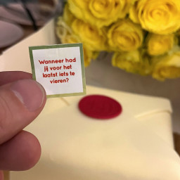 Afleveringplaatje van Boks meneer