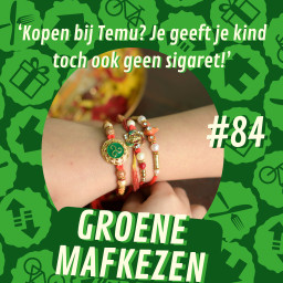 Afleveringplaatje van aflevering 84: ‘Kopen bij Temu? Je geeft je kind toch ook geen sigaret!’