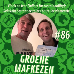 Afleveringplaatje van aflevering 86: Floris en Ivar (Sailors for sustainability): 'Gelukkig bestaat er zoiets als zeilersdementie.'