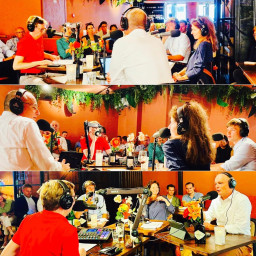 Afleveringplaatje van Studio Energie Live met...Marien Boonman, Maayke Maas en Jan Vos