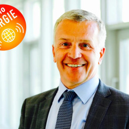 Afleveringplaatje van Eirik Waerness (Equinor) over de energie- en klimaatscenario's van het Noorse energiebedrijf