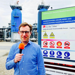 Afleveringplaatje van Martijn Kleverlaan (NAM) over de hoop in bange gascrisis-dagen: ondergrondse gasopslag