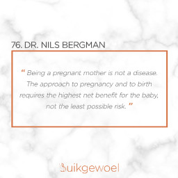 Afleveringplaatje van 76. Dr. Nils Bergman (Het belang van huid-op-huid contact)
