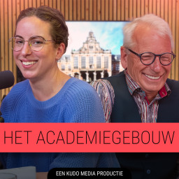 Afleveringplaatje van Het Academiegebouw en Aletta Jacobs