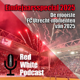 Afleveringplaatje van De mooiste FC Utrecht-momenten van 2025 – met Thijs van Es, Jean-Paul Rison, Stef de Bont en anderen
