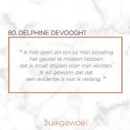 Afleveringplaatje van 80. Delphine Devooght  (Cascade aan interventies, last minute van ziekenhuis veranderen)