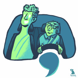 Afleveringplaatje van In de auto met Anna en haar stereotype