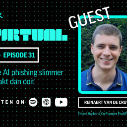 Afleveringplaatje van Virtual S02#31 - Reinaert Van De Cruys: Hoe AI phishing slimmer maakt dan ooit