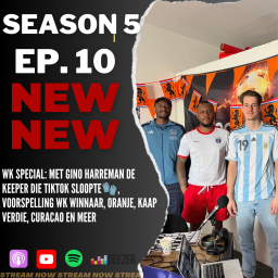 Afleveringplaatje van WK Special: Met Gino Harreman DE KEEPER DIE TIKTOK sloopte🧤, voorspelling WK winnaar, oranje, kaap verdie, curacao en meer