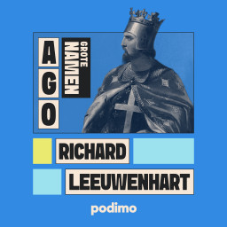 Afleveringplaatje van Richard Leeuwenhart: de Franse koning van Engeland