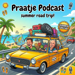 Afleveringplaatje van Binnenkort beschikbaar | Praatje Podcast Summer Road Trip 2026