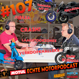 Afleveringplaatje van #107: Pre-vakantie voor motorrijders
