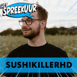 Afleveringplaatje van SUSHIKILLERHD over VEEL SPORTEN, zijn SOCIALE UITDAGINGEN op SCHOOL en ZIJN INZET voor HET GOEDE DOEL