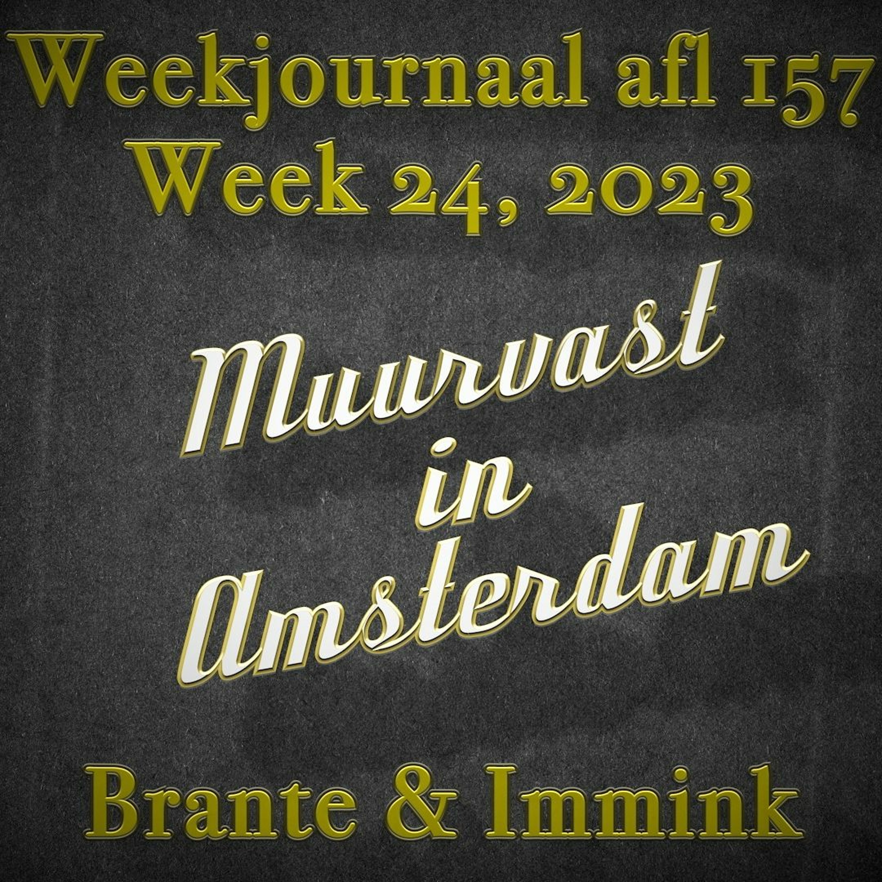 Afleveringplaatje van Muurvast In Amsterdam