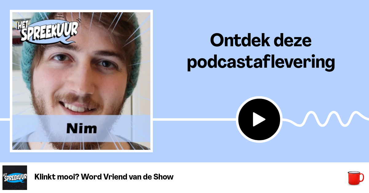 Het Spreekuur S2E5 11 NIM over zijn ENORME FASCINATIES, zijn RELATIE met TRUI en het